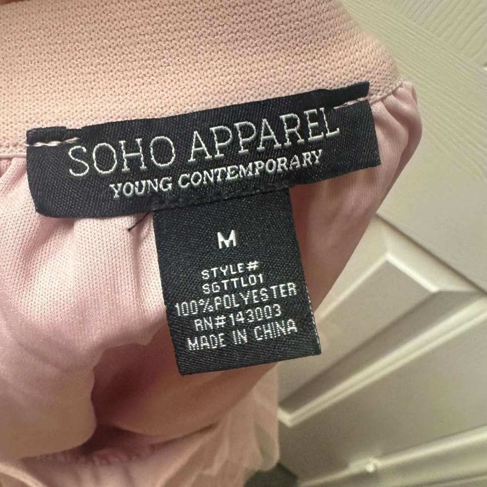 Soho Apparel Blush Tulle Skirt M - Picture 7 of 8